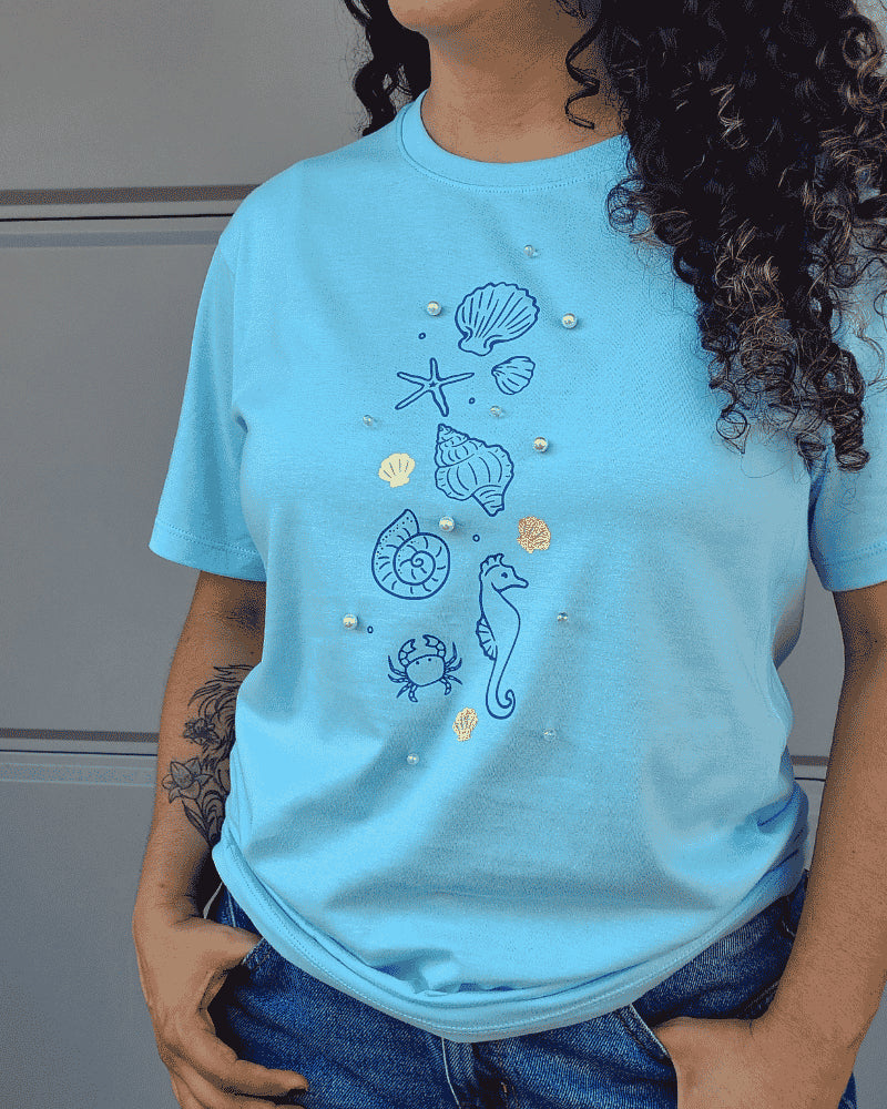 CAMISETA COSITAS MARINAS