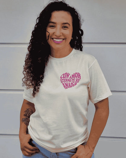 CAMISETA CON AMOR ETERNO
