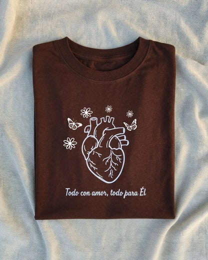 CAMISETA TODO CON AMOR